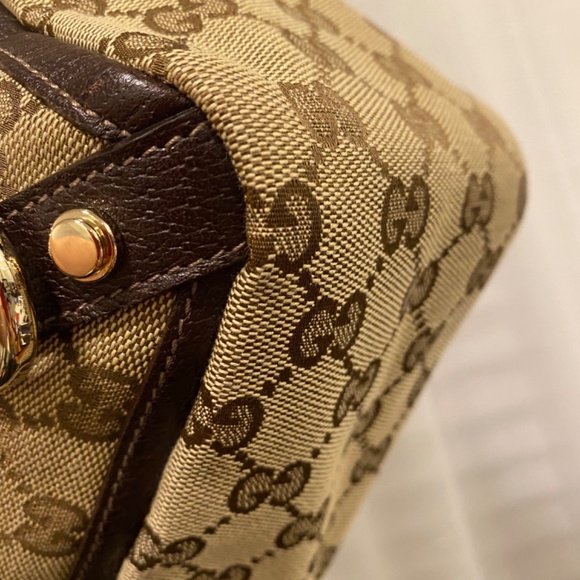 Authentic Gucci vintage canvas top handle tote bag - Picture 7 of 12